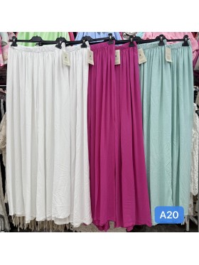 Spodnie damskie Włoski, size uni, paczka 6szt, mix kolor