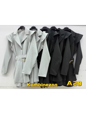 Kombinezony damskie Włoski, size uni, paczka 6szt, mix kolor