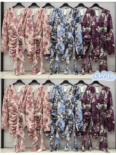 Sukienki damskie Włoski, size uni, paczka 6szt,mix kolor