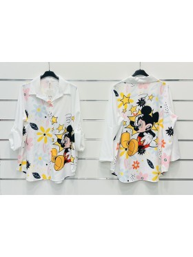 Koszule damskie Włoski, Oversize , paczka 6szt, mix kolor