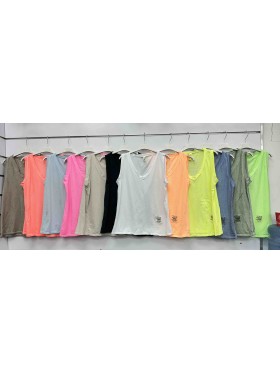 Bluzki damskie Włoski, size uni, paczka 6szt, mix kolor