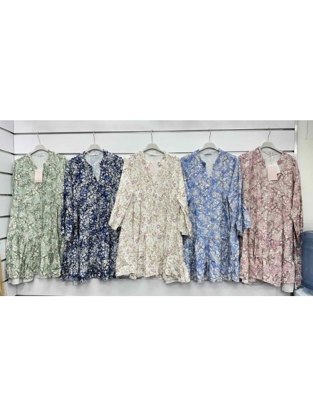 Sukienki damskie Włoski, size uni, paczka 6szt, mix kolor