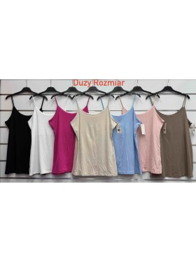 Bluzki damskie Włoski, size uni, paczka 6szt, mix kolor