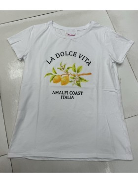 Bluzki damskie Włoski, size uni, paczka 6szt, mix kolor