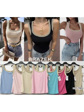 Bluzki damskie Włoskie , Size uni,paczka 6szt,mix kolor