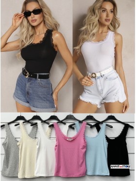 Bluzki damskie Włoskie , Size uni,paczka 6szt,mix kolor