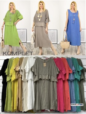 Komplety damskie Włoski , size uni, paczka 6szt, mix kolor