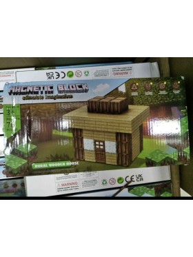 ZABAWKI MAGNETIC BLOCK. 3 SZT / PACZKA, KOLOR JAK NA ZDZIĘCIU