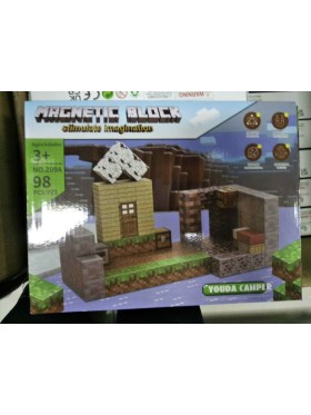 ZABAWKI MAGNETIC BLOCK. 3 SZT / PACZKA, KOLOR JAK NA ZDZIĘCIU