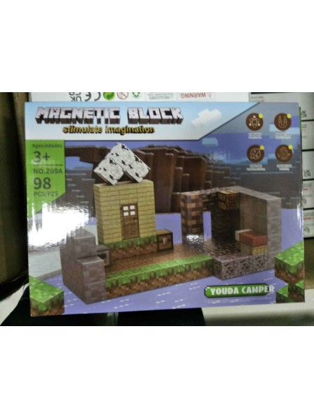 ZABAWKI MAGNETIC BLOCK. 3 SZT / PACZKA, KOLOR JAK NA ZDZIĘCIU