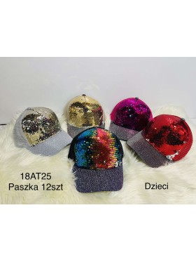 Czapki Dziecięce , paczka 12szt mix kolor