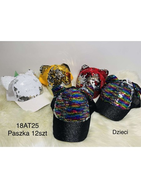 Czapki Dziecięce , paczka 12szt mix kolor