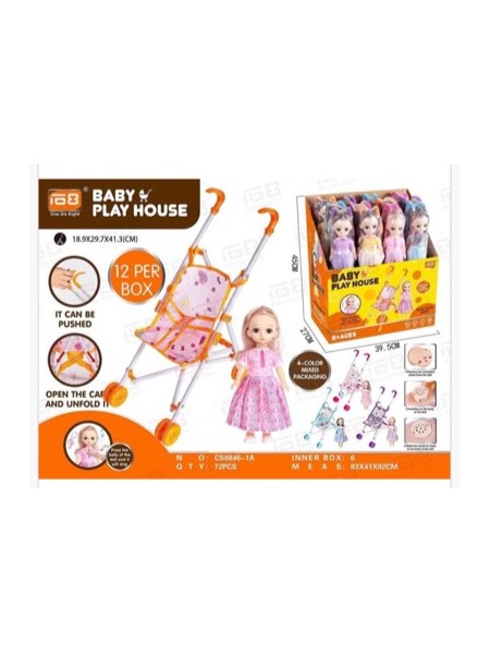 BABY Play house . 12SZT / PACZKA, KOLOR JAK NA ZDZIĘCIU