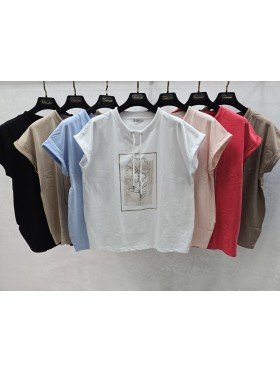 Bluzki damskie Tureckie, size standard ,paczka 12szt mix kolor