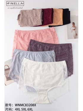 Majtki Damskie ,Size 4-6XL ,Paczka 24szt ,mix kolor