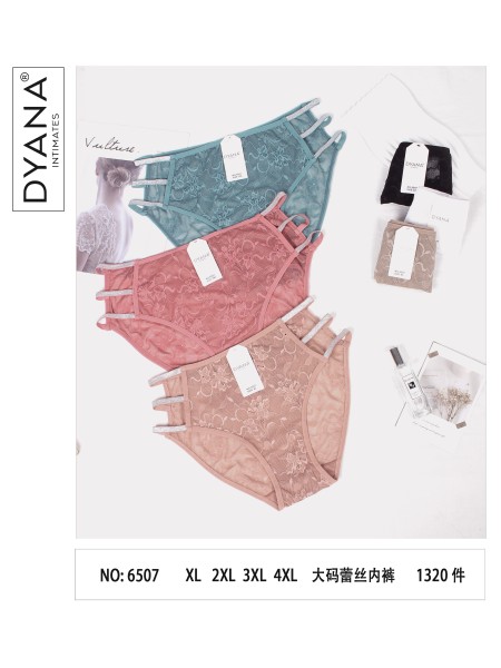 Majtki Damskie ,Size XL-4XL ,Paczka 24szt ,mix kolor
