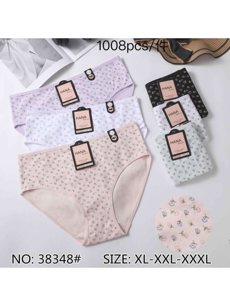 Majtki Damskie ,Size XL-3XL ,Paczka 24szt ,mix kolor