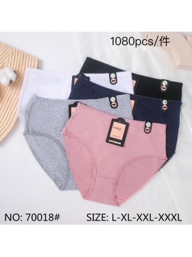 Majtki Damskie ,Size L-3XL ,Paczka 24szt ,mix kolor