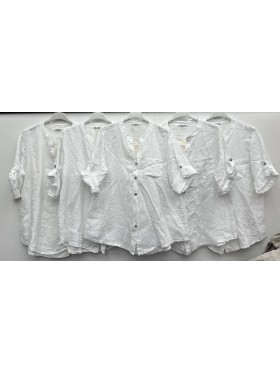 Bluzki damskie Włoskie , Size uni,paczka 6szt,1 kolor
