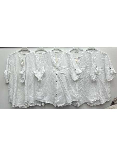 Bluzki damskie Włoskie , Size uni,paczka 6szt,1 kolor