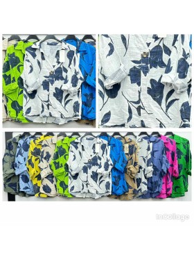 Bluzki damskie Włoskie , Size uni,paczka 6szt,mix kolor
