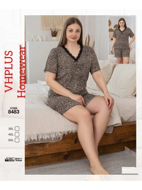 Piżama damskie tureckie, size 3xl-5xl,paczka 6szt, 1kolor