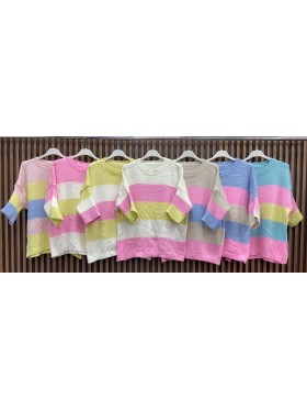 Swetry damskie Włoski ,size uni ,paczka 6szt mix kolor