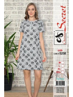 Koszule nocne damskie tureckie ,size m-2xl,paczka 12szt,jeden kolor