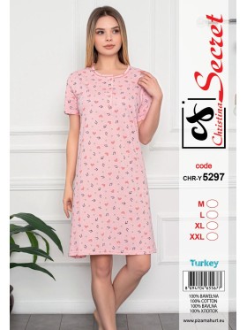 Koszule nocne damskie tureckie ,size m-2xl,paczka 12szt,jeden kolor