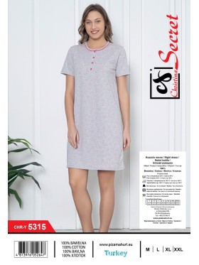 Koszule nocne damskie tureckie ,size m-2xl,paczka 12szt,jeden kolor