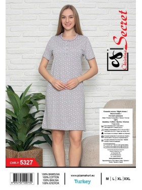 Koszule nocne damskie tureckie ,size m-2xl,paczka 12szt,jeden kolor