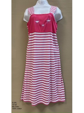 Koszule nocne damskie ,size s-2xl,paczka 10szt,mix kolor