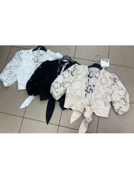 Bluzki damskie Włoskie , Size uni,paczka 6szt,mix kolor