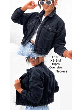 Kurtki Jeansowe damskie , size XS-M, paczka 10szt,