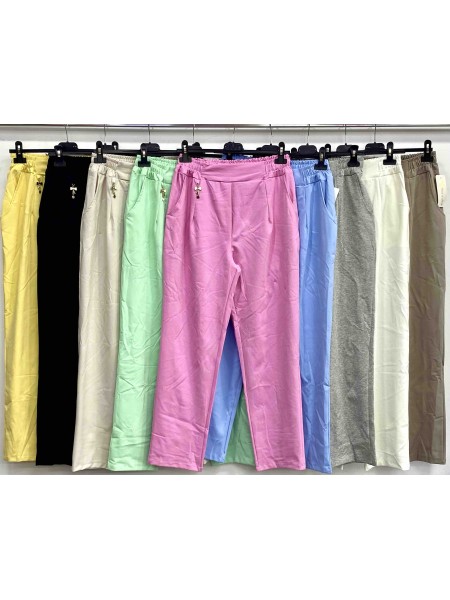 Spodnie damskie Włoski ,size uni ,paczka 6szt ,mix kolor