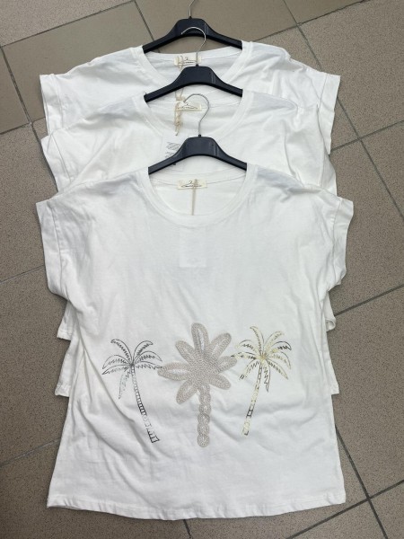 Bluzki damskie Włoskie , Size uni,paczka 6szt,1 kolor