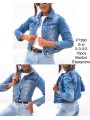 Kurtki Jeansowe damskie , size S-XL, paczka 10szt,