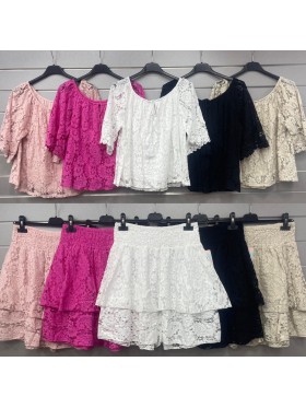 Komplety damskie Włoski, size uni, paczka 6szt, mix kolor