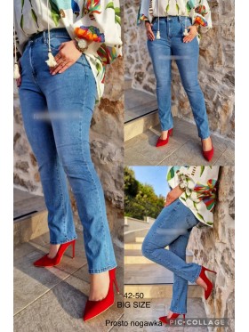 Jeansy damskie  ,size 42-50 ,paczka 10szt ,