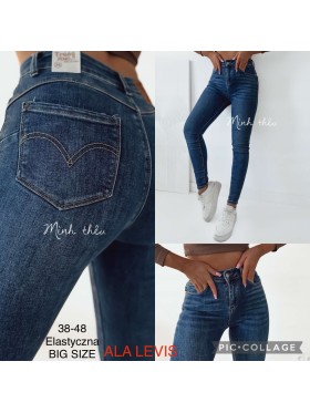 Jeansy damskie  ,size 38-48 ,paczka 10szt ,