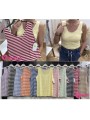 Bluzki damskie Włoski, size uni, paczka 6szt, mix kolor