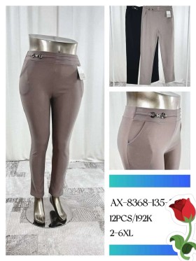 Spodnie damskie , size 2-6XL, paczka 12szt,Mix kolor