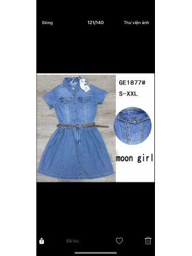 Sukienki Jeansowe damskie  ,size s-xl,paczka 10szt ,