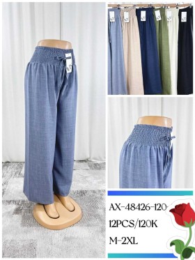 Spodnie damskie , size M-2XL, paczka 12szt,Mix kolor