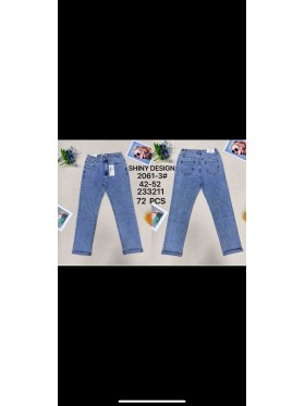 Jeansy damskie  ,size 42-52,paczka 12szt ,