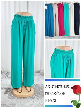Spodnie damskie , size M-2XL, paczka 12szt,Mix kolor