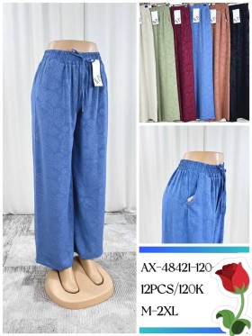 Spodnie damskie , size M-2XL, paczka 12szt,Mix kolor