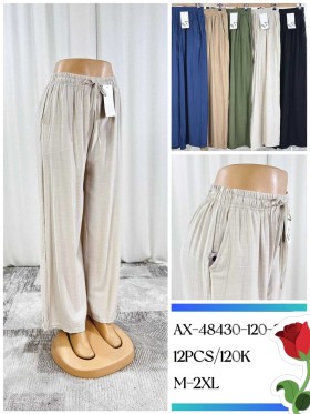 Spodnie damskie , size M-2XL, paczka 12szt,Mix kolor
