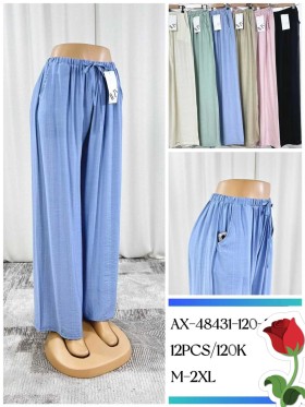 Spodnie damskie , size M-2XL, paczka 12szt,Mix kolor