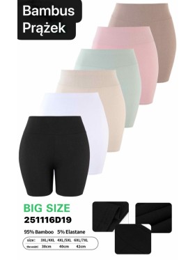 Legginsy damskie , size 3-7XL, paczka 12szt, mix kolor